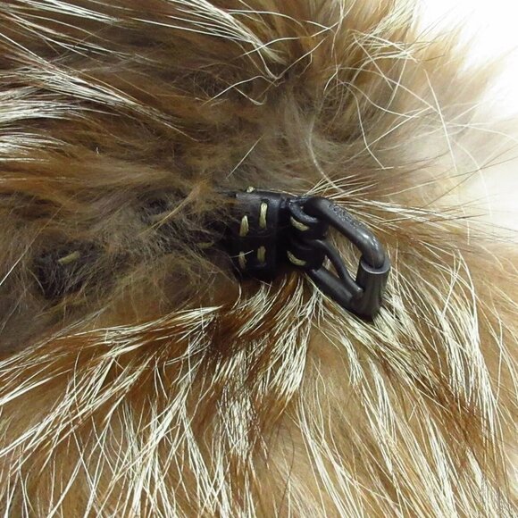 Auth FENDI - Brown Cream Multi Fur Scarf authentic - Picture 2 of 7